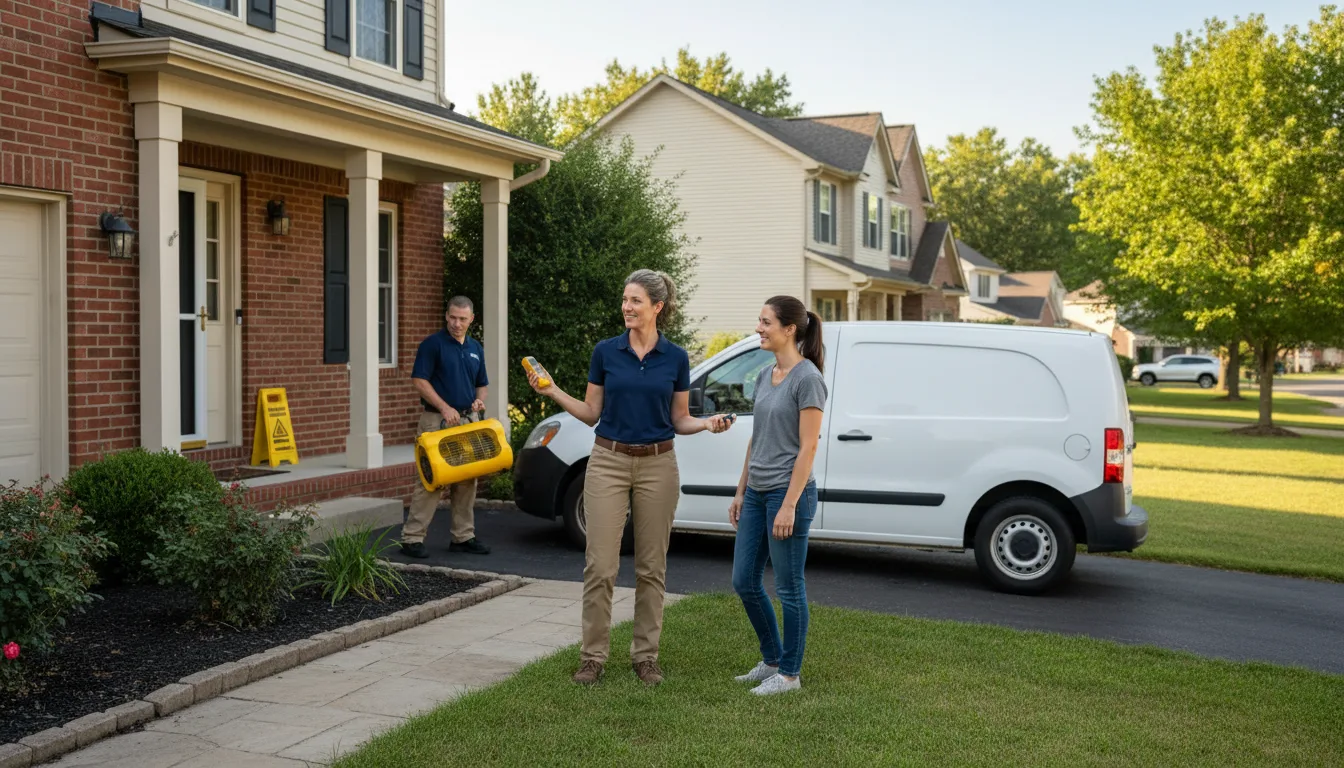 Residential water damage restoration in Elmo, MT